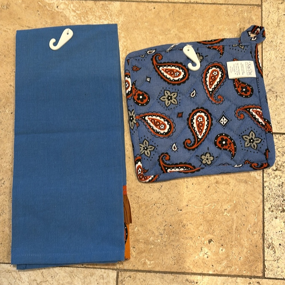 Western dish towel and potholder - Picture 2 of 5